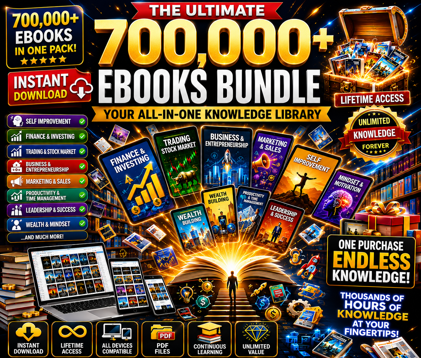 700,000+ eBooks Bundle PDF
