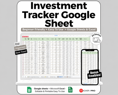 Investment Tracker Google Sheet